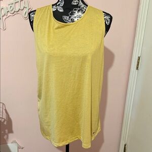Nike Yellow Muscle Tee for Women